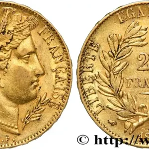 Vente Flash 20 francs or Cérès 1851 Paris F.529/4 fmd_608297 Modernes