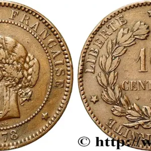10 centimes Cérès 1878 Paris F.135/20 fmd_600258 Modernes Certifié