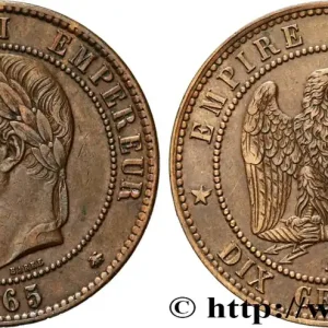 Dix centimes Napoléon III, tête laurée 1865 Paris F.134/16 fmd_600232 Modernes Offre Limitée