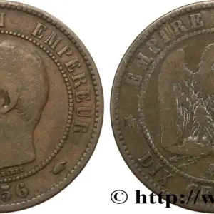 Meilleur Prix Dix centimes Napoléon III, tête nue 1856 Paris F.133/34 fmd_599255 Modernes