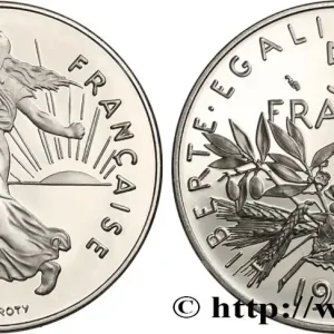 5 francs Semeuse, nickel, différent dauphin, BE (Belle Épreuve) 1994 Pessac F.341/29 var. fmd_590031 Modernes Populaire