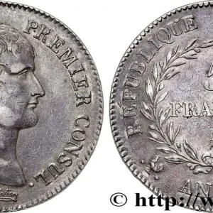 5 francs Bonaparte Premier Consul 1803 Paris F.301/1 fmd_608651 Modernes Offre Du Jour