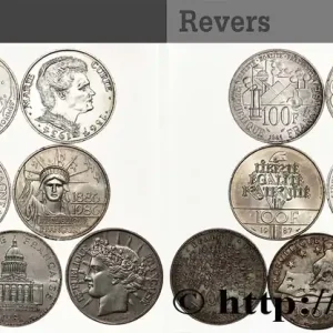 Lot de 10 pièces de 100 francs commémoratives - - F.-/ fmd_559817 Modernes Livraison Express