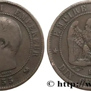 Vente Directe Dix centimes Napoléon III, tête nue 1855 Rouen F.133/21 fmd_583700 Modernes