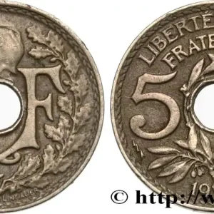 5 centimes Lindauer, petit module 1922 Poissy F.122/5 fmd_585248 Modernes Usine Directe