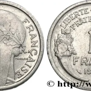 Top Qualité 1 franc Morlon, légère 1945 Castelsarrasin F.221/8 fmd_586255 Modernes