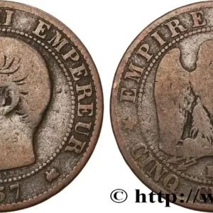 Cinq centimes Napoléon III, tête nue 1857 Bordeaux F.116/41 fmd_586286 Modernes Prix Promo