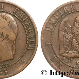 Édition Limitée Dix centimes Napoléon III, tête laurée 1863 Bordeaux F.134/12 fmd_586695 Modernes