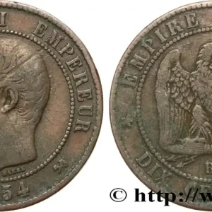 Promotion Dix centimes Napoléon III, tête nue 1854 Rouen F.133/12 fmd_587144 Modernes