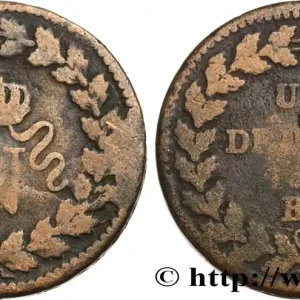 Premium Un décime à l’N couronnée 1815 Strasbourg F.131A/1 fmd_590445 Modernes