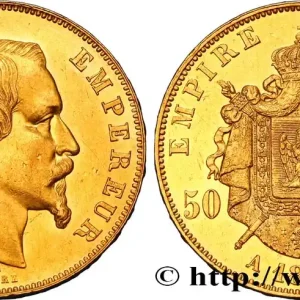 Dernier Modèle 50 francs or Napoléon III, tête nue 1857 Paris F.547/4 fmd_608350 Modernes