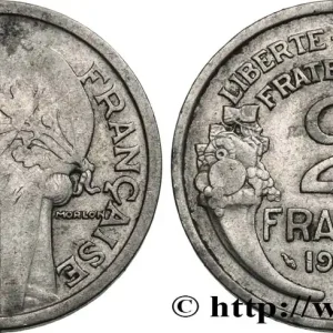 Garantie Incluse 2 francs Morlon, aluminium 1945 Castelsarrasin F.269/7 fmd_597572 Modernes