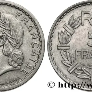5 francs Lavrillier, aluminium, 9 fermé 1948 F.339/14 fmd_597642 Modernes Retour Gratuit