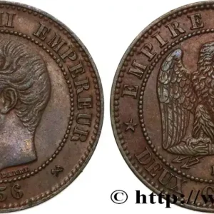 Deux centimes Napoléon III, tête nue 1856 Rouen F.107/39 fmd_593662 Modernes Bon Plan