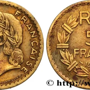 Remise 5 francs Lavrillier, bronze-aluminium 1946 F.337/7 fmd_582049 Modernes