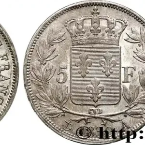 Promotion 5 francs Charles X 2e type, tranche en relief 1830 Paris F.312/1 fmd_612156 Modernes