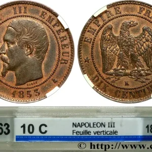 Commande En Gros Dix centimes Napoléon III, tête nue 1853 Bordeaux F.133/6 fmd_612146 Modernes