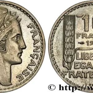 Essai-piéfort de 10 francs Turin, grosse tête, rameaux longs 1946 Paris GEM.180 EP fmd_600891 Modernes Nouvel Arrivage