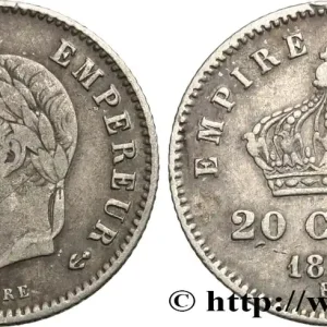 20 centimes Napoléon III, tête laurée, grand module 1868 Strasbourg F.150/5 fmd_590792 Modernes Achat Immédiat