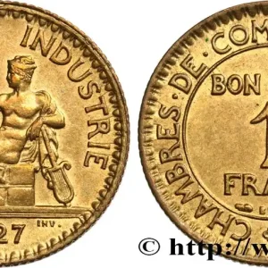 1 franc Chambres de Commerce 1927 Paris F.218/9 fmd_586248 Modernes Artisanat