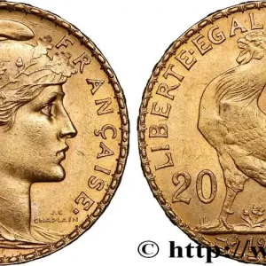 20 francs or Coq, Dieu protège la France 1904 Paris F.534/9 fmd_608436 Modernes Populaire