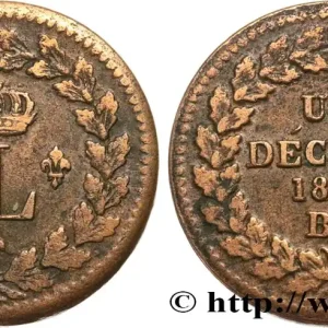 Meilleur Choix Un décime à l’L couronnée 1814 Strasbourg F.132/1 fmd_585488 Modernes