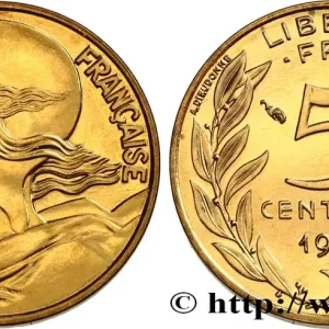 Retour Gratuit 5 centimes Marianne, BU (Brillant Universel), frappe médaille 1993 Pessac F.125/34 fmd_588699 Modernes
