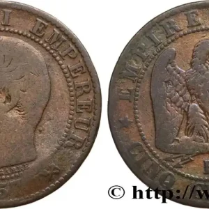 Cinq centimes Napoléon III, tête nue 1857 Rouen F.116/38 fmd_589150 Modernes Bon Marché