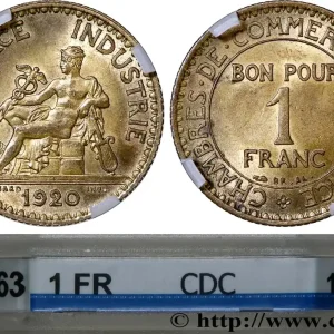 1 franc Chambres de Commerce 1920 Paris F.218/2 fmd_610621 Modernes Dernier Modèle