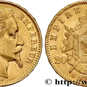 20 francs or Napoléon III, tête laurée 1867 Paris F.532/15 fmd_605870 Modernes Acheter Direct
