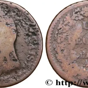 Authentique Un décime Dupré, grand module 1800 Metz F.129/54 fmd_573211 Modernes