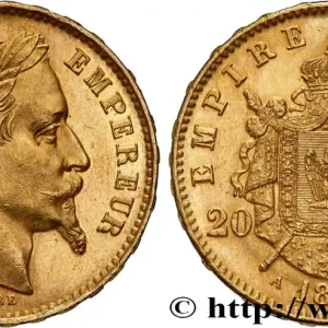 20 francs or Napoléon III, tête laurée 1870 Paris F.532/23 fmd_605875 Modernes Nouveauté