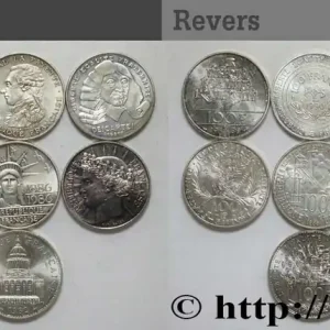 Lot de 10 pièces de 100 francs commémoratives - - F.-/ fmd_548074 Modernes Solde