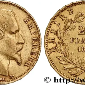 Soldes 20 francs or Napoléon III, tête nue 1856 Paris F.531/9 fmd_605850 Modernes