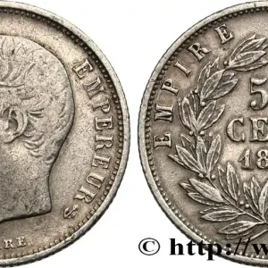 Commander Maintenant 50 centimes Napoléon III, tête nue 1858 Paris F.187/9 fmd_590582 Modernes