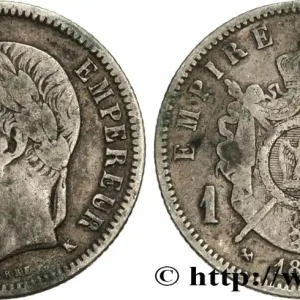 1 franc Napoléon III, tête laurée 1867 Bordeaux F.215/9 fmd_591773 Modernes Expédition Rapide