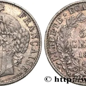 Prix Cassé 50 centimes Cérès, Troisième République 1887 Paris F.189/12 fmd_594131 Modernes