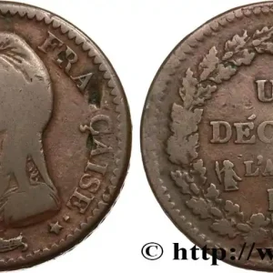 Exclusif Un décime Dupré, grand module 1800 Bordeaux F.129/72 fmd_596757 Modernes