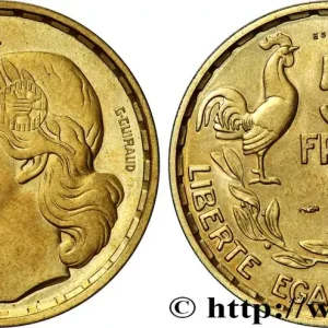 Essai-piéfort au double de 50 francs Guiraud 1952 Paris GEM.221 EP1 fmd_600894 Modernes Populaire