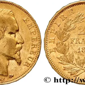 20 francs or Napoléon III, tête nue 1857 Paris F.531/12 fmd_605857 Modernes Exclusif