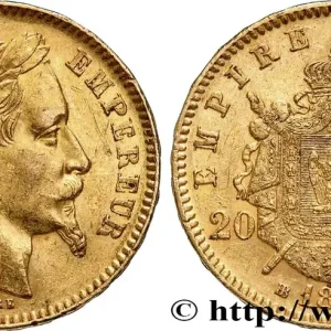 Bon Marché 20 francs or Napoléon III, tête laurée 1862 Strasbourg F.532/5 fmd_605863 Modernes