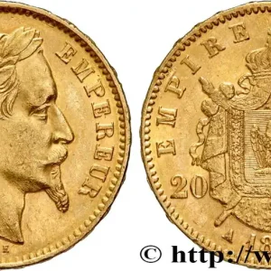 20 francs or Napoléon III, tête laurée 1867 Paris F.532/15 fmd_605868 Modernes Dernier Modèle