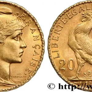 Offre Limitée 20 francs or Coq, Liberté Égalité Fraternité 1908 Paris F.535/2 fmd_605886 Modernes