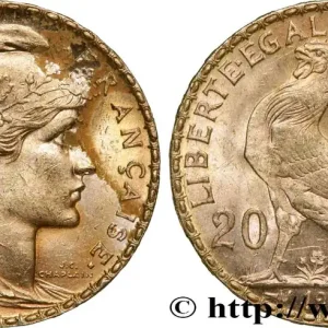 Livraison Gratuite 20 francs or Coq, Dieu protège la France 1906 Paris F.534/11 fmd_608402 Modernes