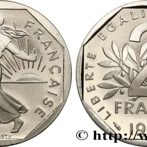 Exclusif 2 francs Semeuse, nickel, BE (Belle Épreuve) 1997 Pessac F.272/25 var. fmd_572150 Modernes