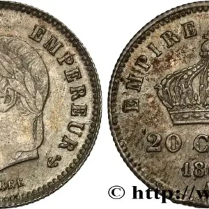 Meilleure Vente 20 centimes Napoléon III, tête laurée, grand module 1867 Paris F.150/1 fmd_581358 Modernes