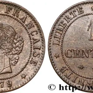 Achat Immédiat 1 centime Cérès, ancre barrée 1879 Paris F.104/9 fmd_582946 Modernes