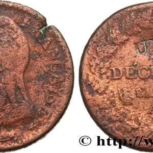 Tendance Un décime Dupré, modification du 2 décimes 1796 Paris F.127/1 fmd_584023 Modernes