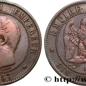 Premium Dix centimes Napoléon III, tête nue 1857 Bordeaux F.133/44 fmd_584613 Modernes