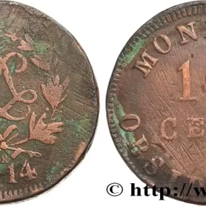 Soldes 10 cent. Anvers au double L, frappe de l’atelier de Wolschot 1814 Anvers F.130C/2 fmd_586645 Modernes